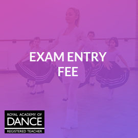 Primary in Dance exam entry fee